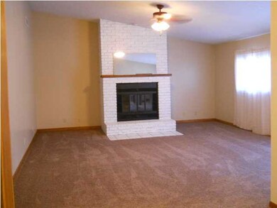 Family Room With Wood Burning Fireplace