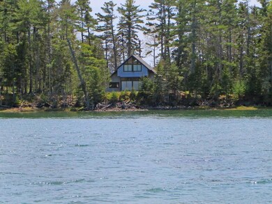 View of cottage from the water