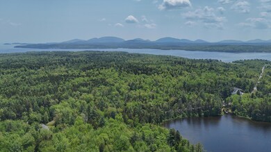 View of Acadia National Park in distance