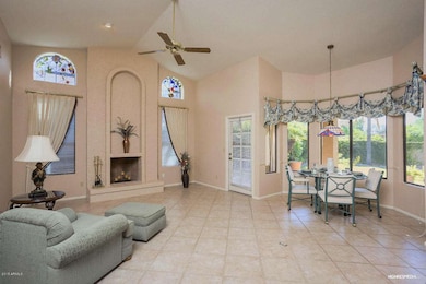Family room with breakfast area