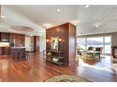 Open floor plan allows maximum lake views.