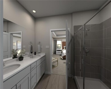 Photo is not of the actual home, but is an inspirational photo of builder’s model home and may depict options, furnishings, and/or decorator features that are not included