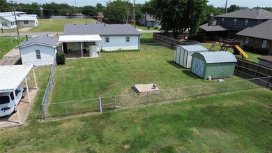 Several outbuildings