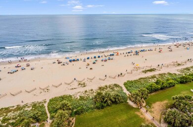 Exterior space featuring a beach view