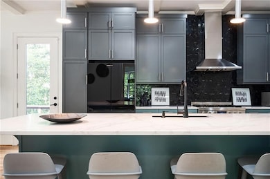 Recently renovated and the large island is ideal f