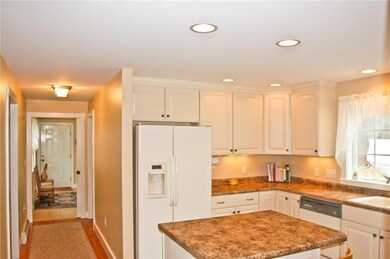 Clean and versatile kitchen boasts...