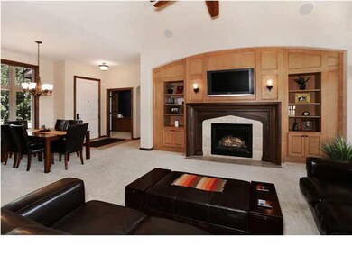 Entry, Dining Room & Living Room