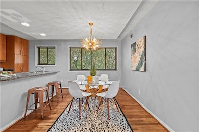 Open concept dining area