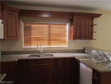 Kitchen View to Backyard