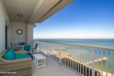 Covered porch w/ expansive sound views