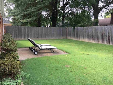 Secluded patio off the master bedroom.