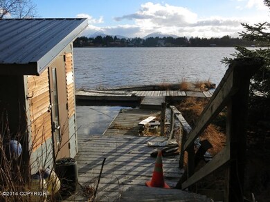 Views of Beluga Lake and the mountains