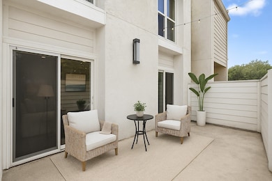 Private open air outdoor patio (virtually staged).