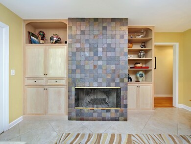 Wood Burning Fireplace