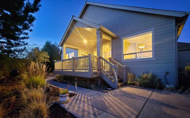 Back Patio & Porch - Dusk