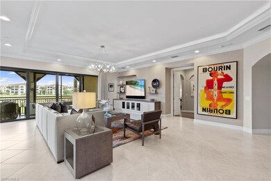 Living area with arched walkways, visible vents, c
