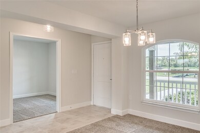 Foyer with Dinng room and office views