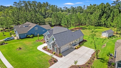 View from above of property
