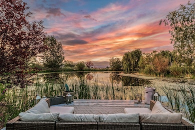 07Pond sunset