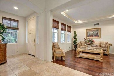 Formal entrance and spacious formal living room