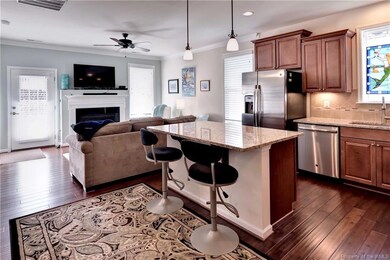 Kitchen to Family Room View