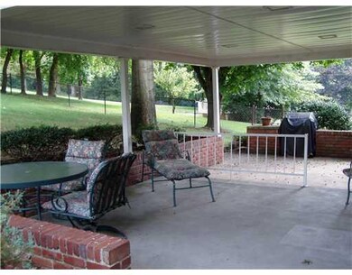 Patio/Deck. Lovely two level covered patio with aw