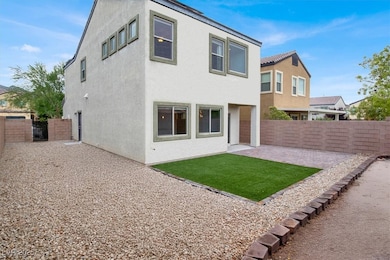 Side of yard is large enough for lots of possibili
