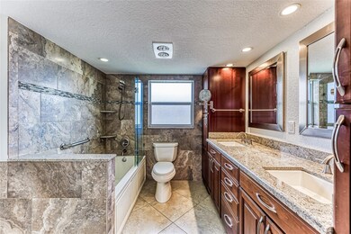 Large and spacious remodeled master bathroom with