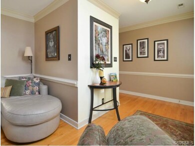 The foyer leads to the 