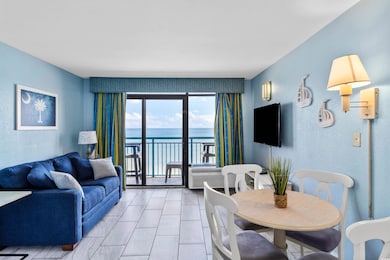 Living room featuring a textured wall