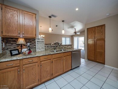 Kitchen with Granite Counters