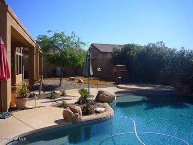 Backyard is great for entertaining