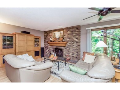 Family room adjoining kitchen.  Gas fireplace.