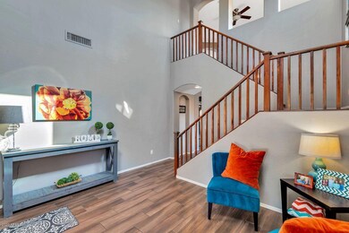 Wood plank ceramic tile flooring
