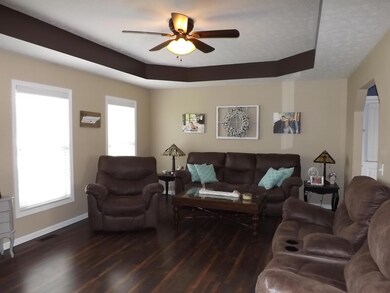 View of great room from the hallway