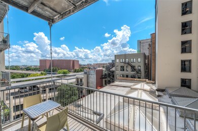 The view from Bayou Lofts #4K features some histor