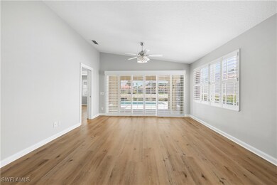 Unfurnished living room with lofted ceiling, a cei