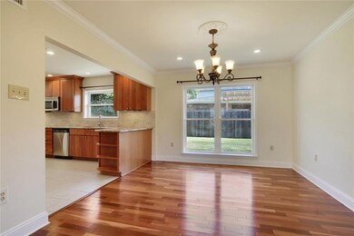 Formal Dining area adjacent to the kitchen and the