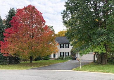 Located on a cul de sac, the home is surrounded by