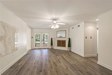  Den with Dual French Doors leading to Patio, Clas