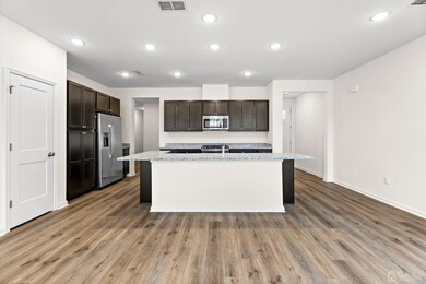 Oversized Island with Breakfast bar
