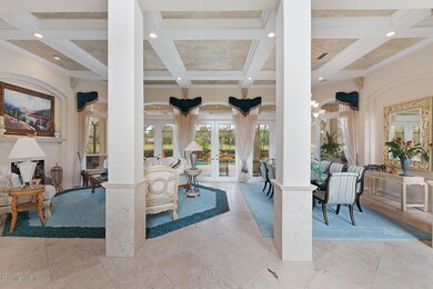 dining room and living room