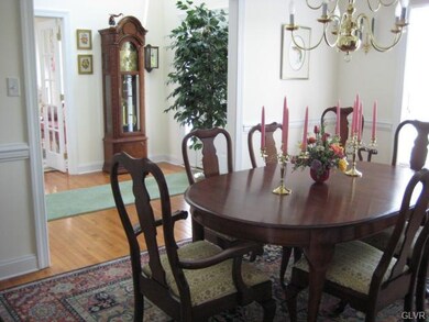 Center hall foyer as viewed from dining room.