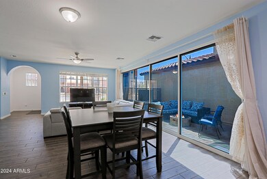 Dining Area - Doors Closed