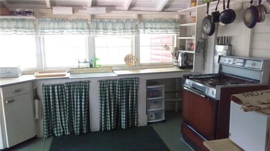 Front door enters into the kitchen