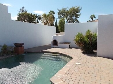 Pool & Outdoor Fireplace