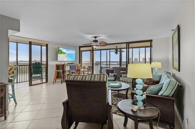 The living area enjoys an abundance of natural lig