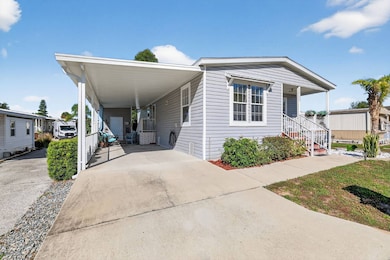 Front view with Carport