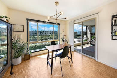 Formal dining, with corner windows. Notice you can access that great deck from either the dining or living...or both! 