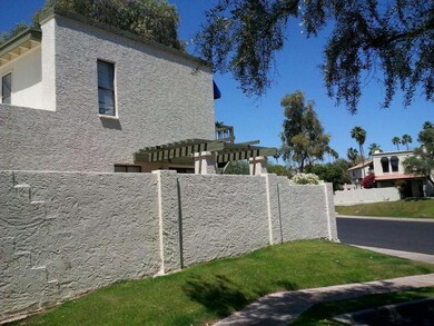 Side View of Townhome